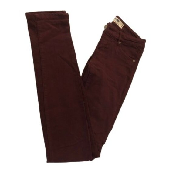 Garage stretch burgundy skinny jeans size 1 - Picture 1 of 5